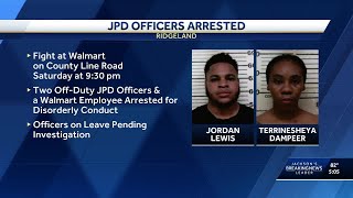 2 JPD officers arrested after fight at Walmart