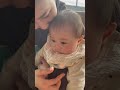にこちゃん初めての麦茶😳