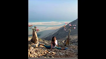 سائحة إسرائيلية في جزيرة سقطرى اليمنية السائحة تعمل في الجيش الاسرائيلي سقطرى 
