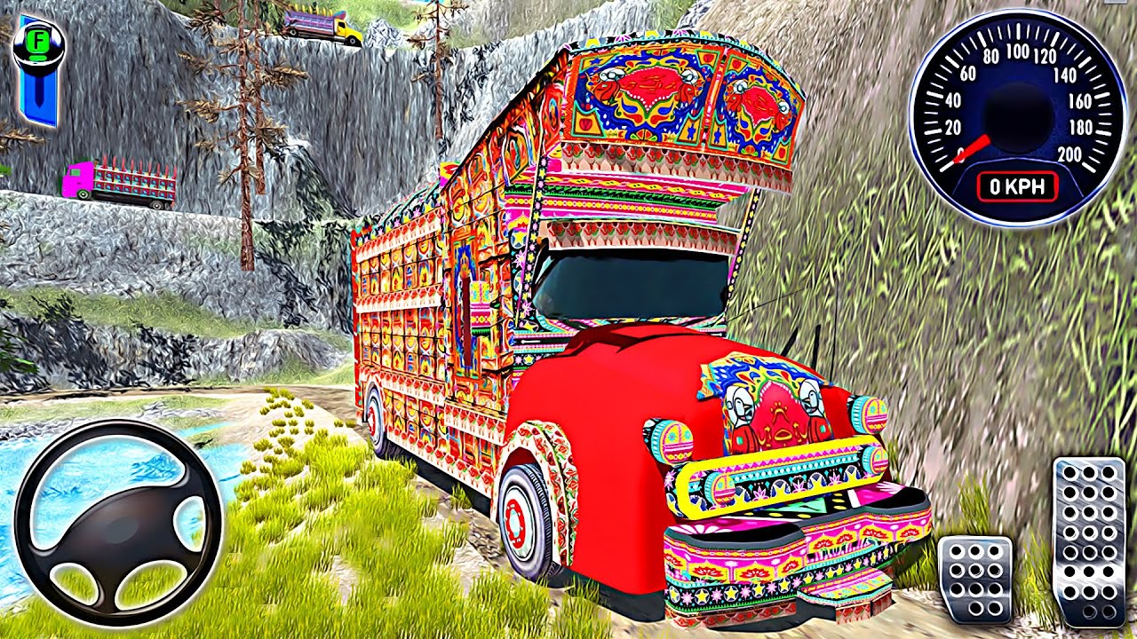 Real Indian Truck Simulator 3D - Offroad Asian Truck Driving Game | Android Gameplay