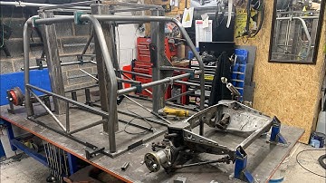 Classic mini spaceframe race car build part 16