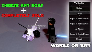 HOW TO SOLO CHEESE ANY RAID BOSS TYPE SOUL