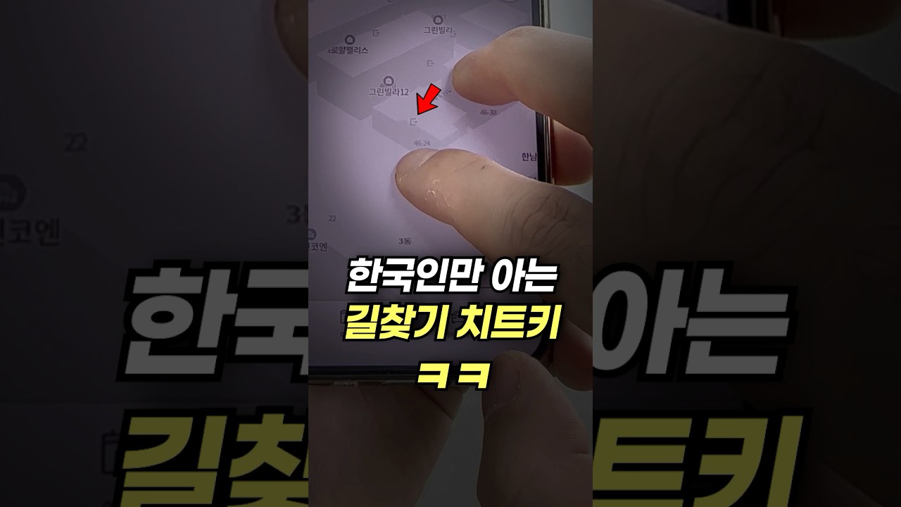 한국인만 아는 길찾기 치트키 3가지ㄷㄷ