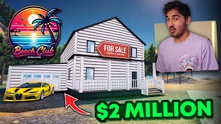 I Bought The MOST EXPENSIVE HOUSE! - Beach Club Simulator [#5]