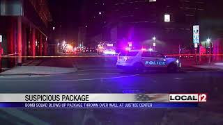 Bomb squad blows up suspicious package at Hamilton County Justice Center