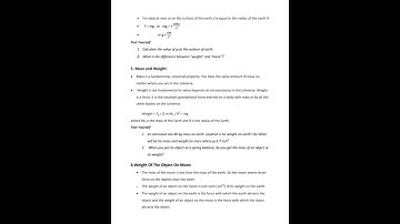 9th class science notes |chapter 10 Gravitation |handwritten notes with questions/answer