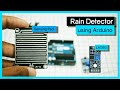 FC-37 Rain Sensor Module with Arduino