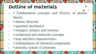 overview atom, molekul, ion