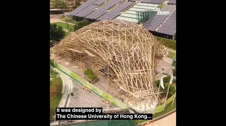 Students erect arching bamboo events pavilion in Hong Kong - DayDayNews