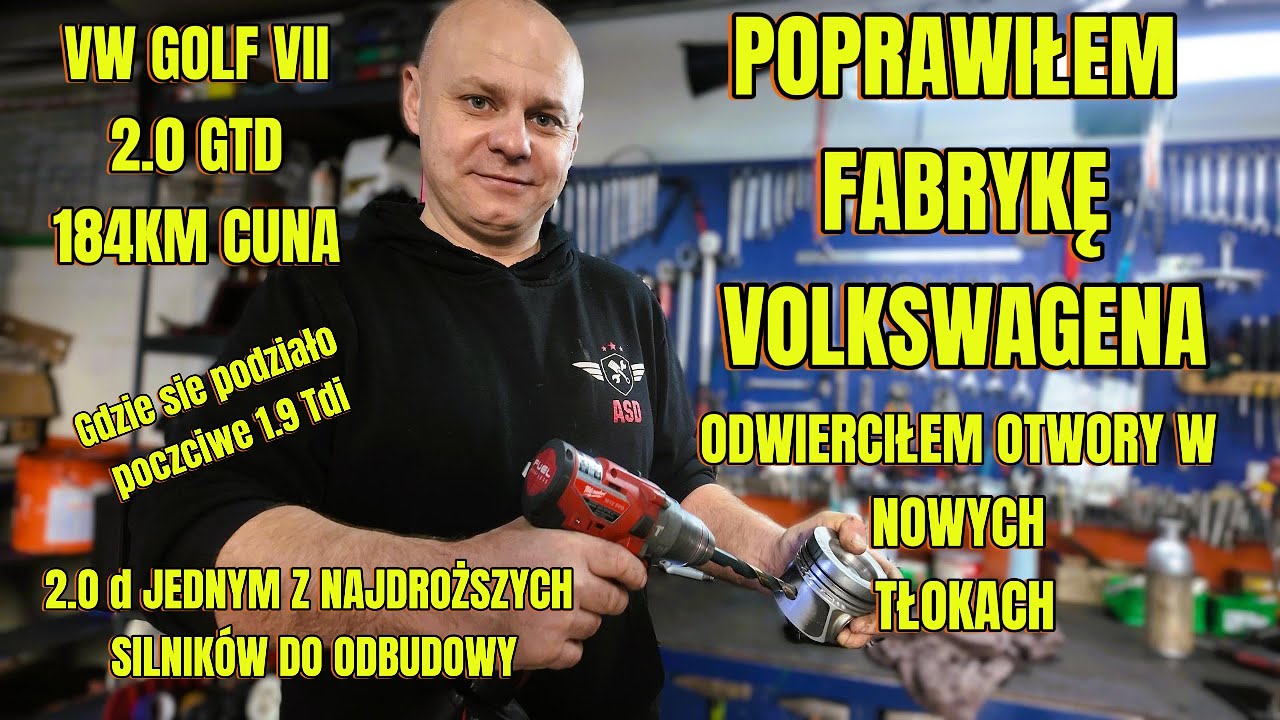 VW GOLF 2.0 GTD 184 KM – SILNIK, W KTÓRYM UTOPISZ MNÓSTWO PIENIĘDZY! | POBORY OLEJU I PŁYNU