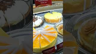 Looking at the Cheesecakes at the Cheesecake Factory