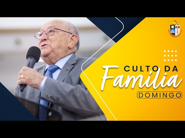 CULTO DA FAMÍLIA | 14/09/2025 | TV AD BELÉM