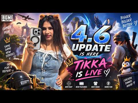 🔥 BGMI 4.6 UPDATE IS HERE! 😱 Midnight Hunters LIVE | ChickenTikkaYT |  #bgmi  #GamerMom