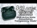 ANC and Transparency mode for $53!? - Detailed review of Blitzwolf ANC-3 earphones!