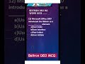 Beltron DEO MCQ...#viral #beltron #shorts #trending