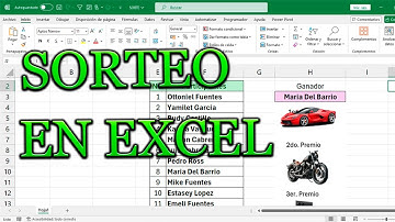 Cómo usar Funciones de EXCEL para SORTEO