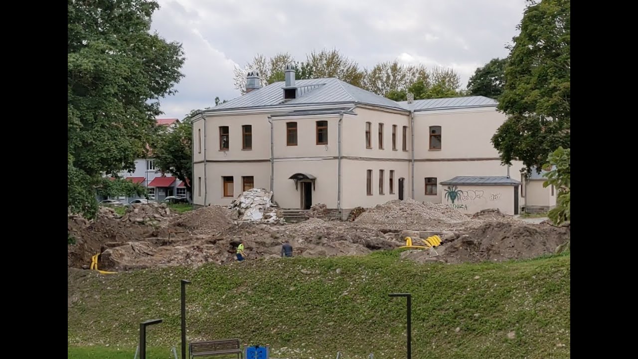 На частном участке в Старой Нарве обнаружен объект крепостной архитектуры