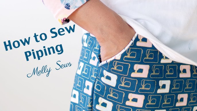 How to Sew Piping Cord Into Anything