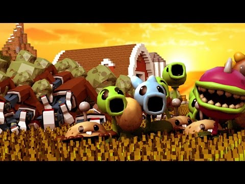 PLANTS VS ZOMBIES HIDE AND SEEK! (Minecraft Plants vs Zombies)
