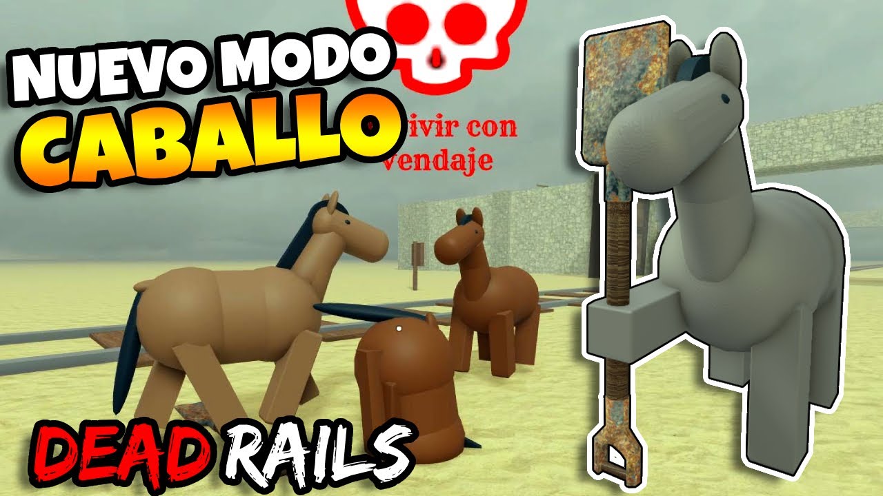 COMO JUGAR el NUEVO MODO (CABALLO) Horsing 😱 Dead Rails ALPHA ROBLOX # ...