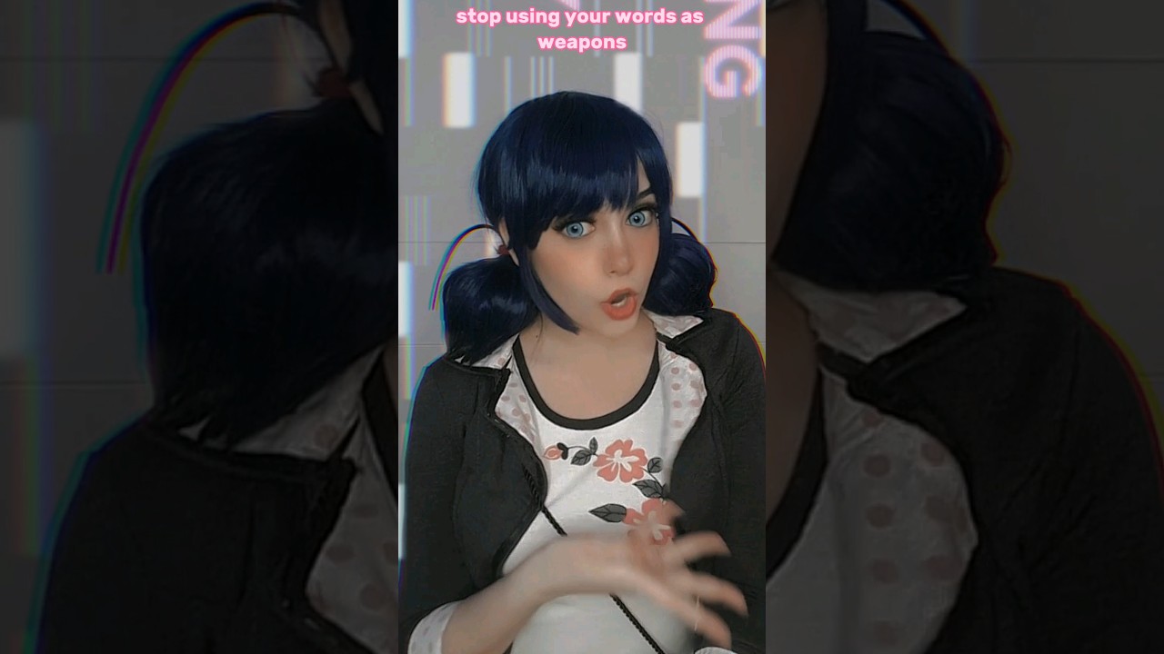 Stop using your words as weapons | Marinette Dupain-Cheng #cosplay | Miraculous Ladybug