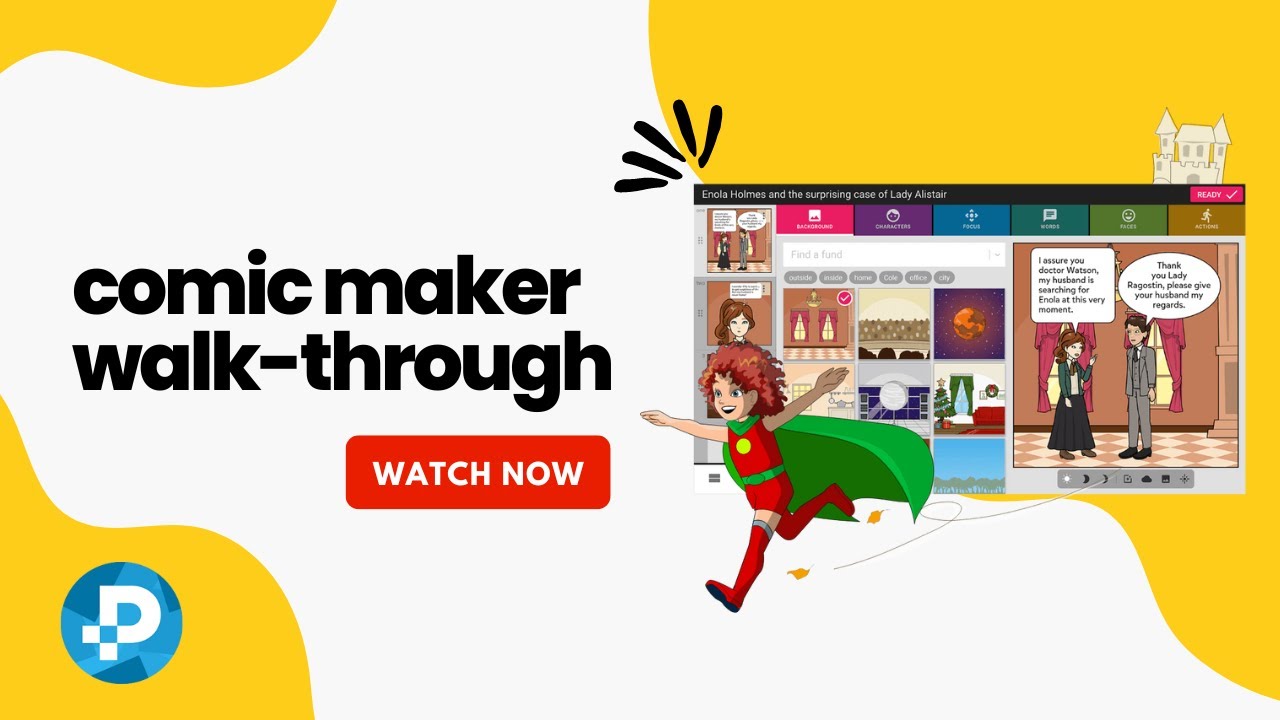 NEW COMIC MAKER WALKTHROUGH PIXTON COMICS YouTube