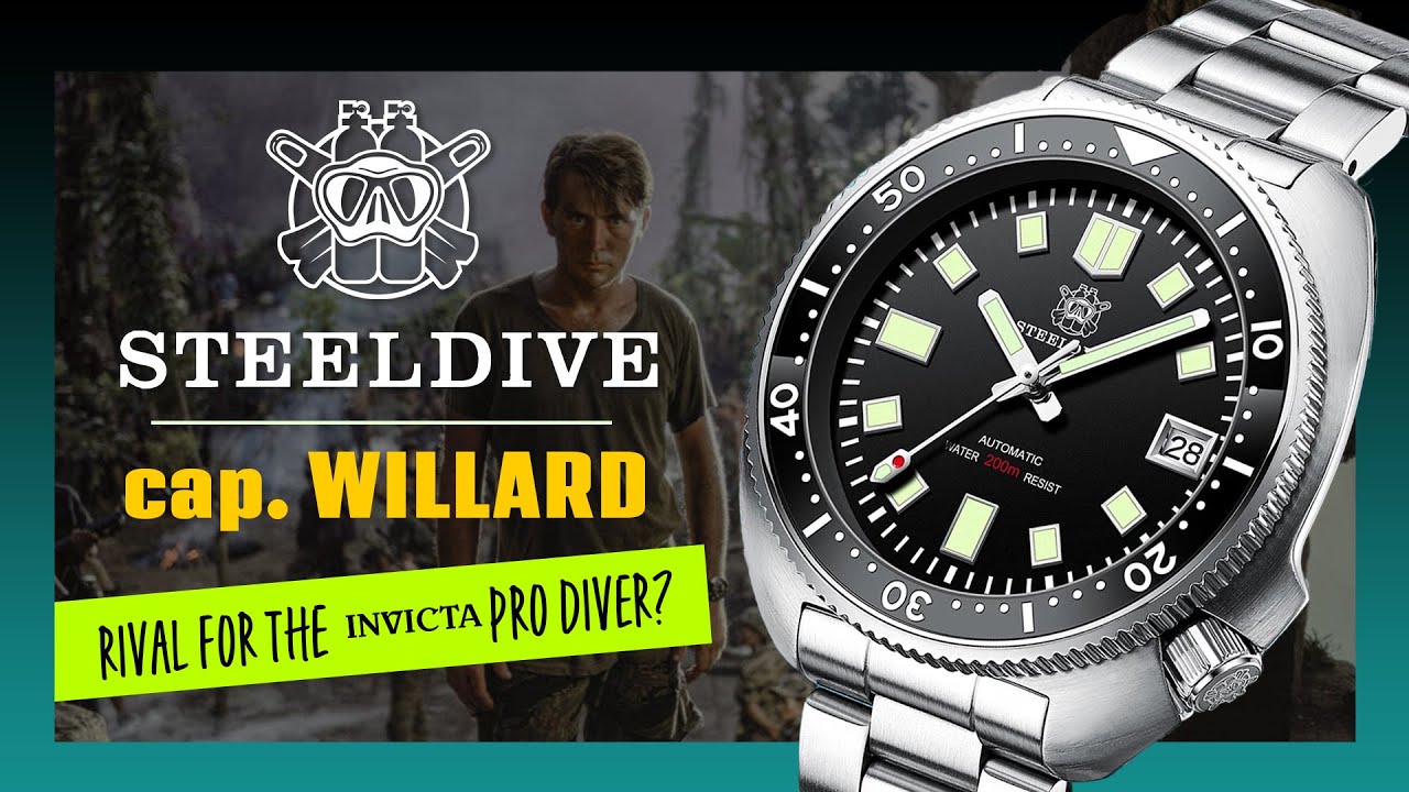 🤯 Steeldive Cap WIllard - THE CHINISE APOCALYPSE 🔥 - SD1970