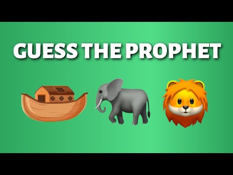 Guess The Prophet By Emoji | Islam Quiz (no music)