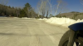Still Looks Like Winter On This Motorcycle Ride!