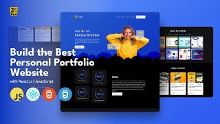 Build & Deploy Fully Functional Personal Portfolio Website with Modern UI/UX in React JS