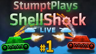 Shellshock Live - #1 - Go Banana! (4 Player Gameplay)