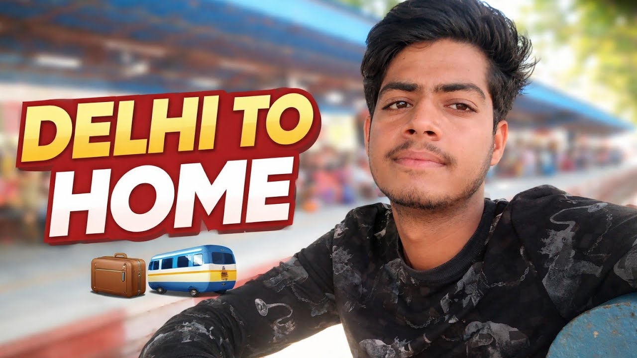 Finally Going Home From Delhi! 🏠✨Train Journey | Full Travel Vlog 