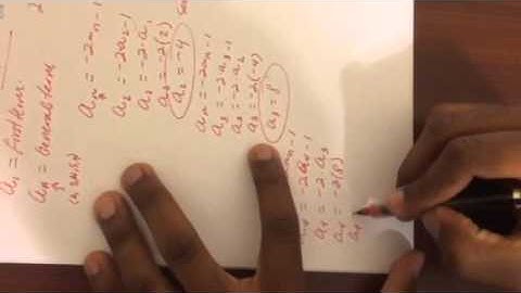 Introduction to recursive sequences