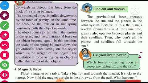 Std -6th Sub - General science 10. Force and Types of Force Part - 2