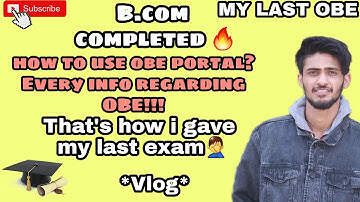 My last Open book exam | OBE | B.com completed | Graduated 🔥| Delhi university | D.U Commerce