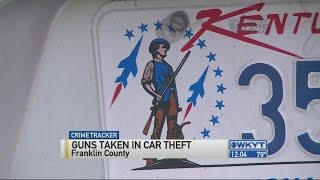 National Guard member has car stolen, guns taken