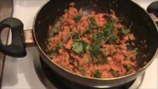 Spicy Carrot Peas Pulao - Indian Vegetarian Recipes