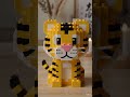 Magical Tiger Brick Timelapse🐯 Self-Assembling Stop Motion in 4K (Satisfying Build + Cute Animation