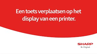 Mfp Een Toets Verplaatsen Op Het Display Van Een Printer Instructie