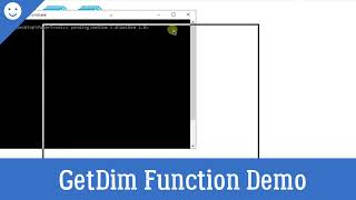 [Batch Function] Know the 'Current Dimensions' of CMD Console | GetDim Function v.1.0 By Kvc