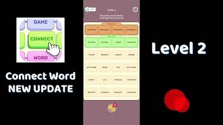 🔠 Connect Word Level 2 Walkthrough 🧩 | Step-by-Step Word Puzzle Solution | SolutionGuruji