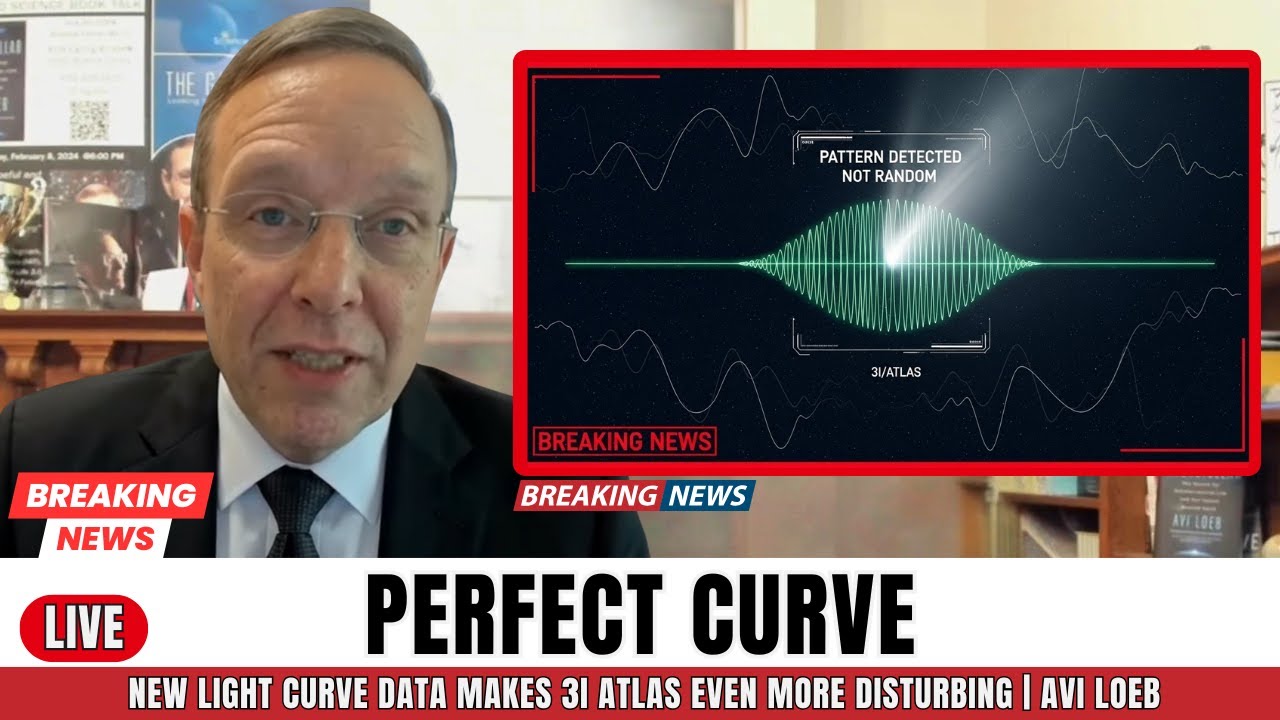 New Light Curve Data Makes 3I ATLAS Even More Disturbing | Avi Loeb.