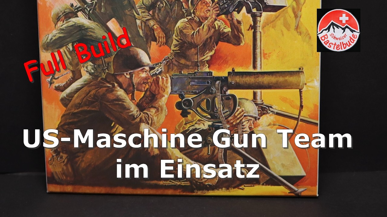 Diorama somewhere in Europe | US Maschine Gun Team | WWII | Schweizer Bastelbude