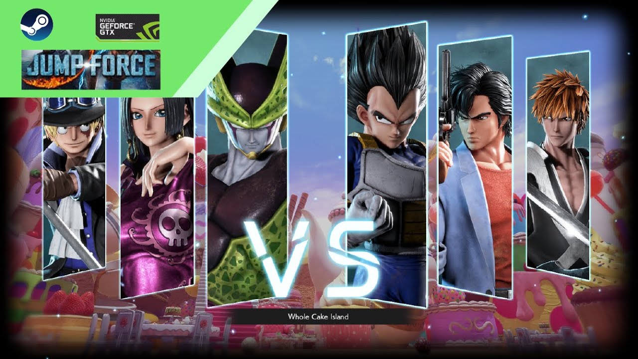 CELL/BOA HANCOCK/SABO VS VEGETA/RYO SAIBA/ICHIGO KUROSAKI || Jump Force PC Games