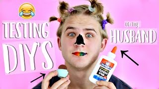 Testing Viral Beauty Diys On My Husband Aspyn Ovard