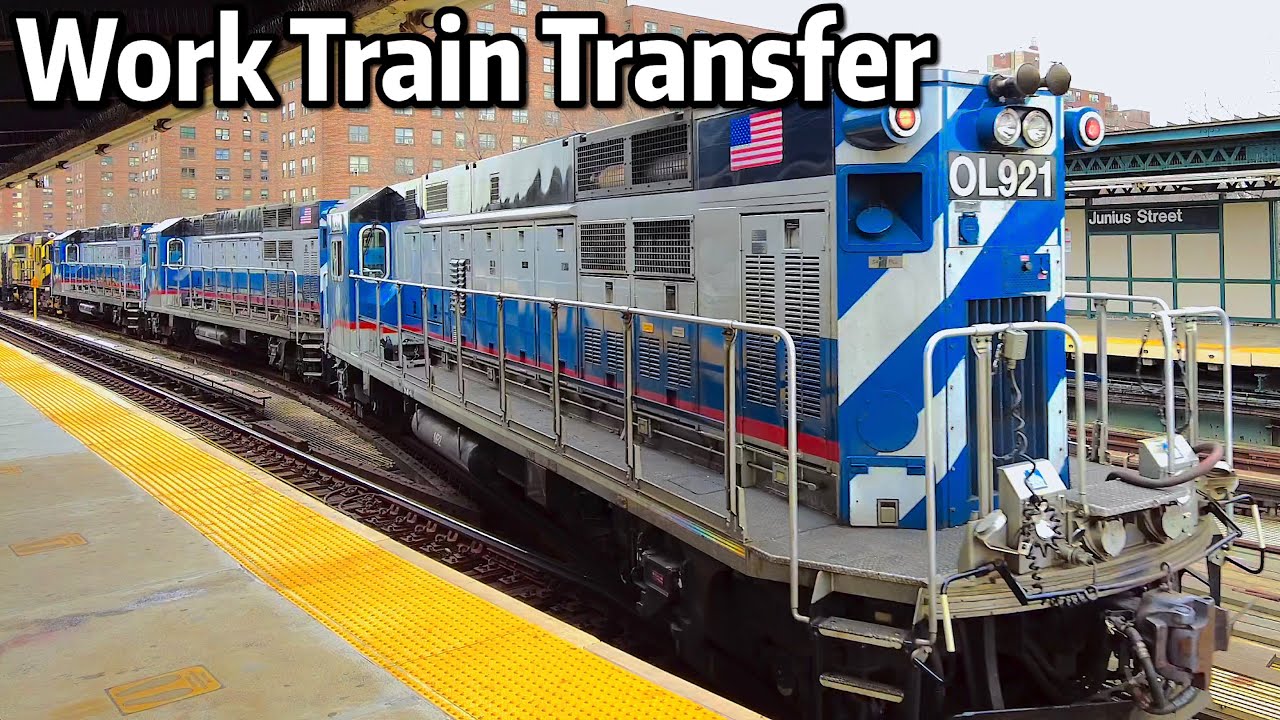 ⁴ᴷ⁶⁰ Work Train Diesel Locomotives being Transferred from Linden Yard to Westchester Yard