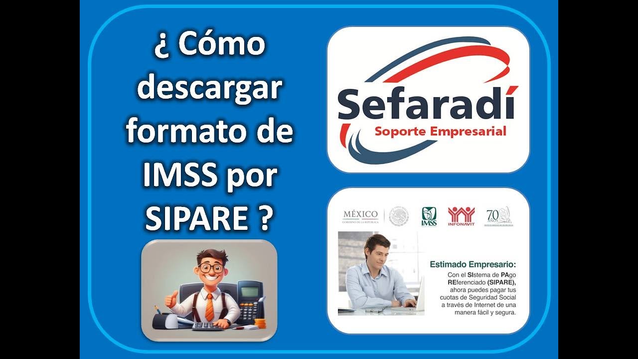 ¿COMO DESCARGAR FORMATO DE IMSS POR SIPARE? CUOTAS OBRERO PATRONALES