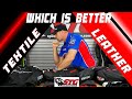 Leather or Textile Motorcycle Jacket, Which is Better? | Sportbike Track Gear