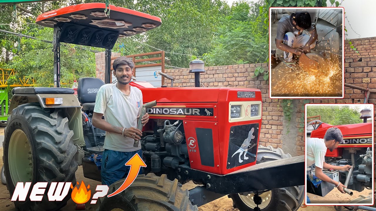 New Saap 🐍 | Swaraj 855 Dinosaur Modification 🦖🔥