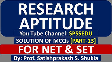 Research Aptitude NET 13